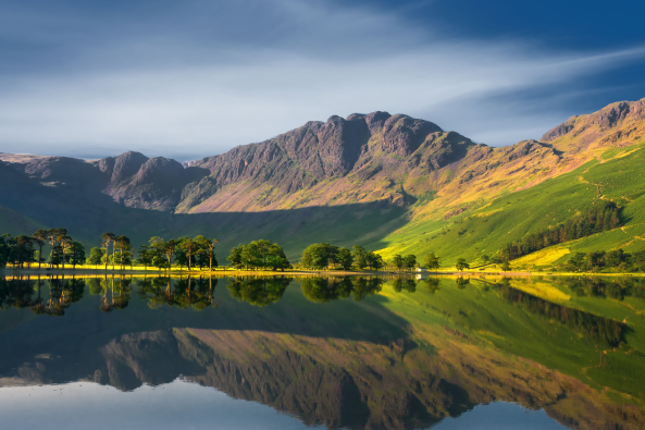 A lake in the Lake District near to Buttermere Court Hotel