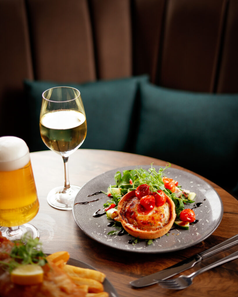 Meal with wine and beer at High Stile Kitchen