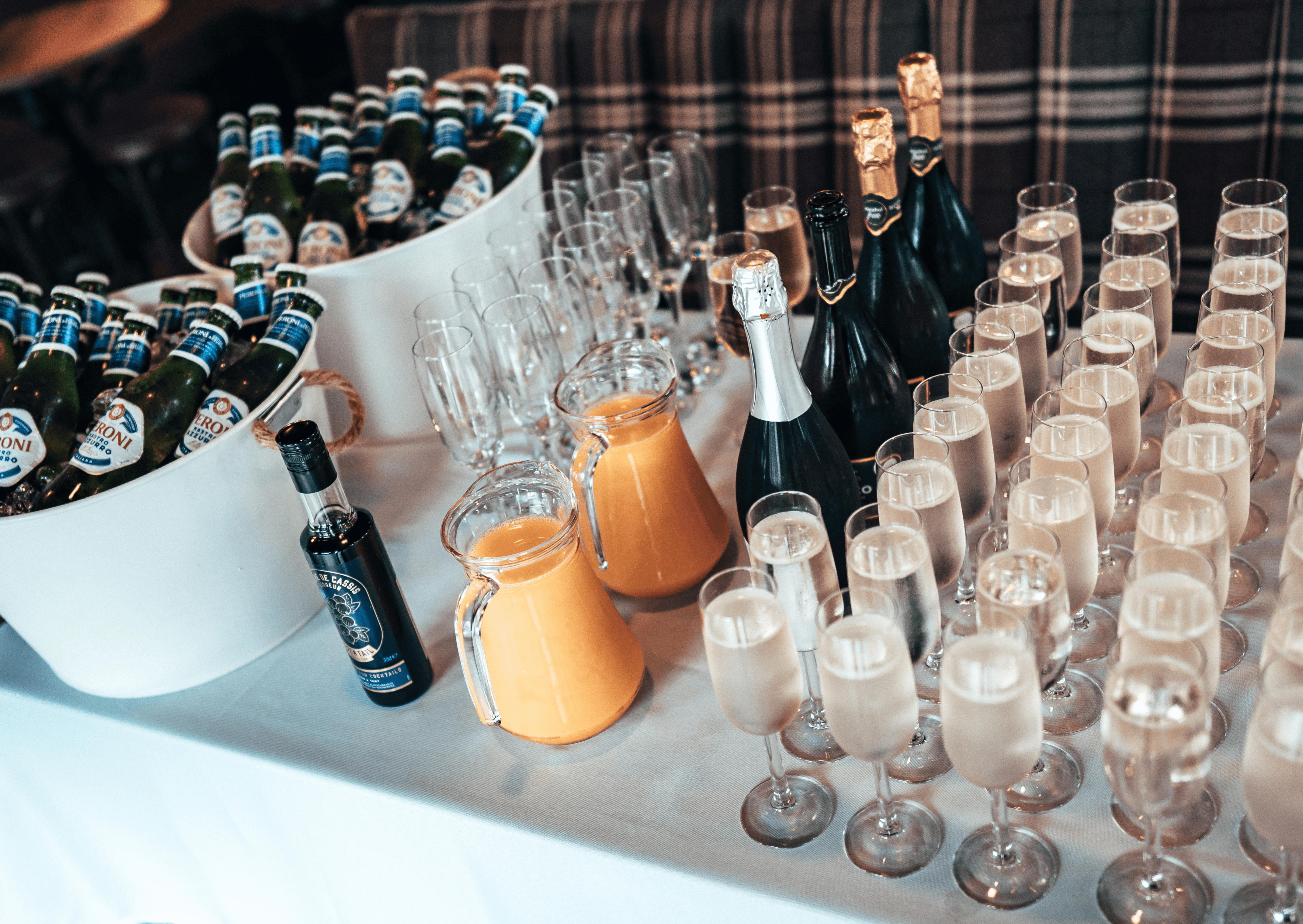 Hotel drinks reception